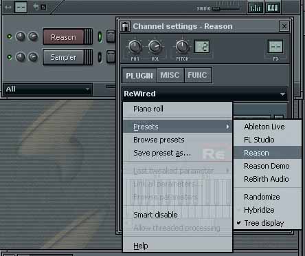 Как соединить между собой FL и Reason (Соединяем вместе FL Studio (Fruity Loops) и Reason с помощью технологии ReWire)