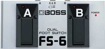 Двойной педальный переключатель Boss FS 6 (Boss FS 6)